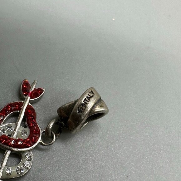 3/$30 Charmed Memories Charm 925 Sterling Silver Heart Arrow Dangle Kay Jewelers - Picture 8 of 12
